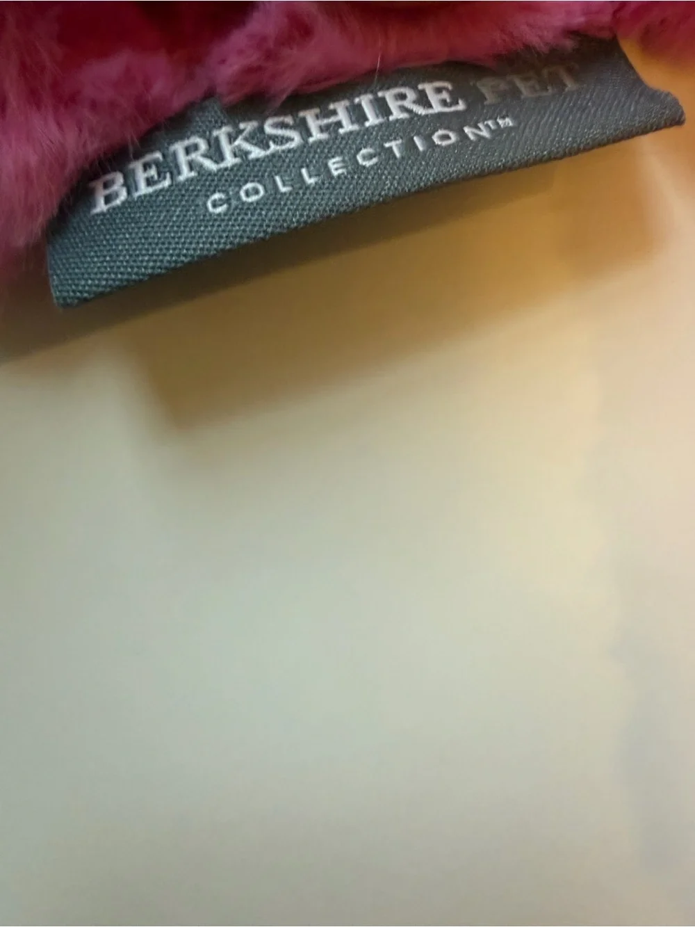 Hot Pink Faux Fur Dog Coat - Large